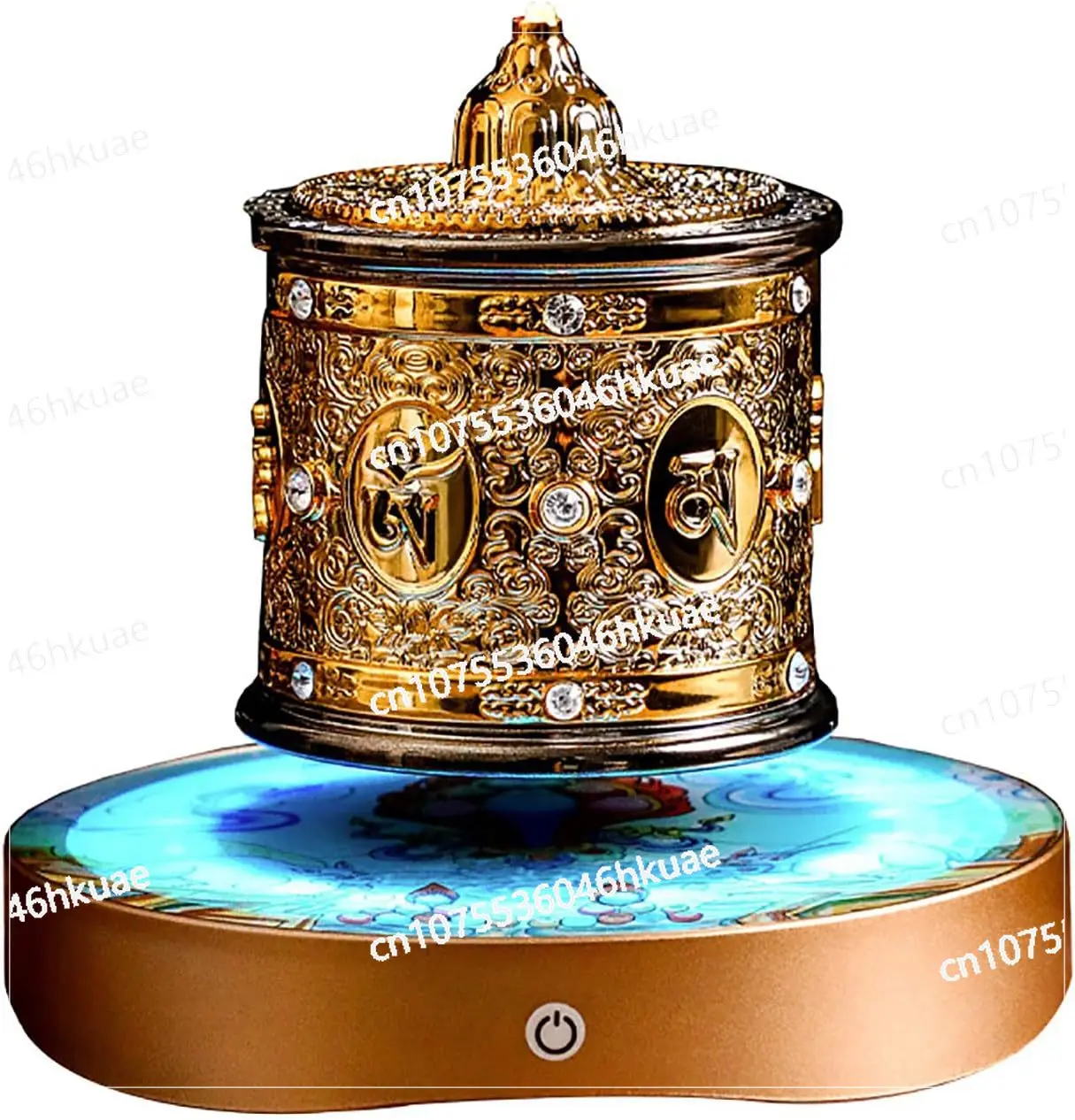 Maglev Tibetan Buddhist Table Top Prayer Wheel Hot Selling Maglev Wheel Tibetan Buddhist Six-Character Truth Prayer Wheel