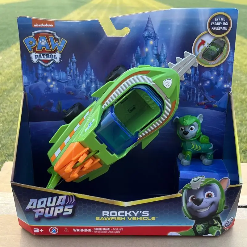 Grande voiture de transformation originale Paw Patrol Beibei, jouet de lieu d'archie de beurre d'équipe de chien, jouets de cadeau d'anniversaire, nouveau, incl