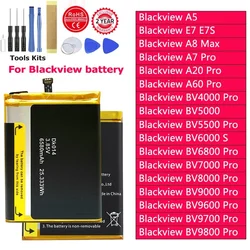 Battery For Blackview E7 A7 A5 A60 A8 A20 BV4000 BV5000 BV5500 BV6000 BV6800 BV7000 BV8000 BV9000 BV9600 BV9700 BV9800 Max S Pro