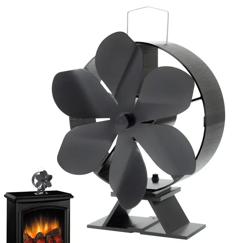 

Thermoelectric Fan Sturdy Hot Air Stove Fans Fireplace For Home Silent Eco-friendly Wood Stove Fans For Wood Log Burner