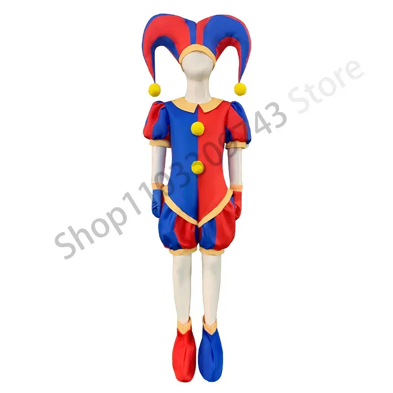 New Magic Kane Digital Circus 코스프레 romper 쇼 Romper Pamney Clown 의상 참신