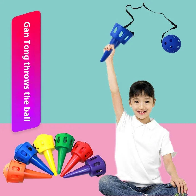 Receiving Ball Sensor TrainerThrowing Catching Game Set Outdoor Toy Catching Set Children's Hand Eye Coordination Training