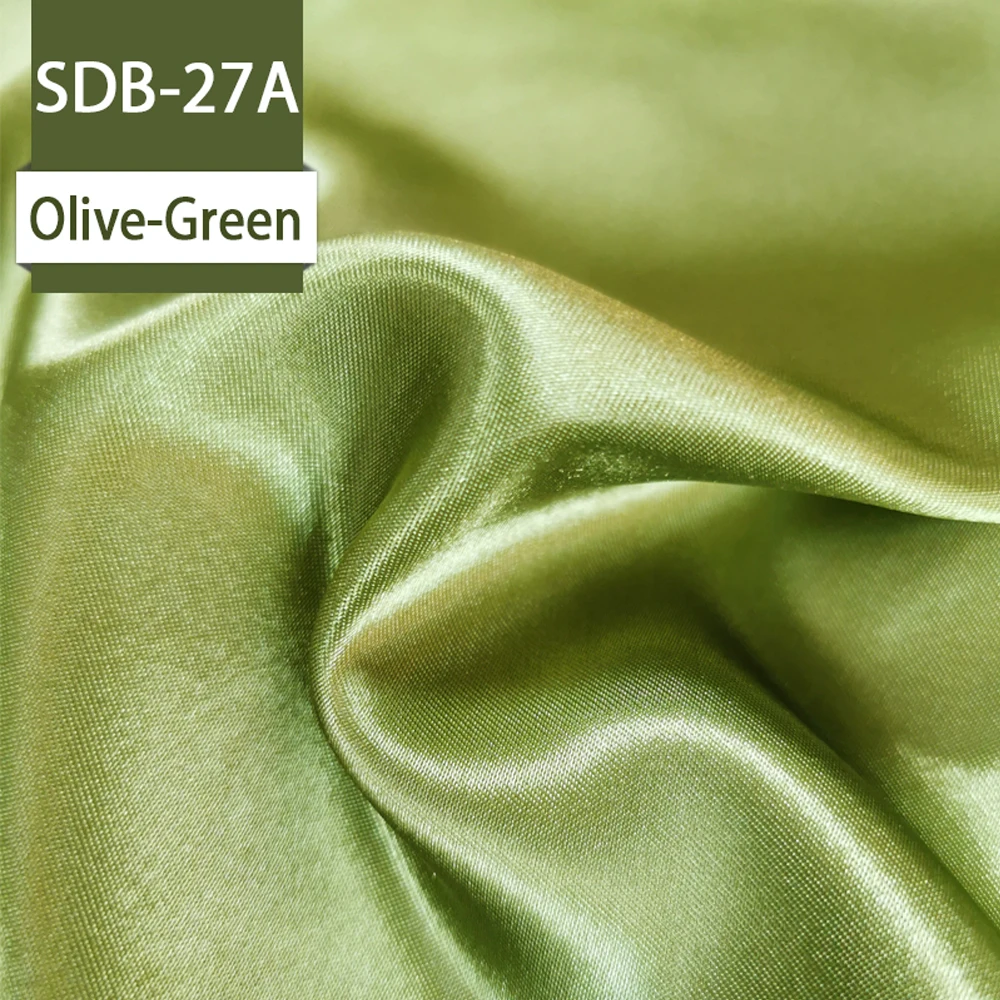 28 Farben Polyester-Satin-Stoff für Hochzeitskleider, Mode, DIY-Bastelarbeiten, Kostüme, Dekorationen, Meterware, Sonderangebot – Detail 31