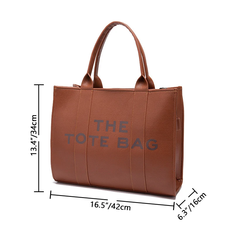 ToteBag Bag Women's Simple 2024 New Leather Original Color Versatile Large Capacity Tote Handbag