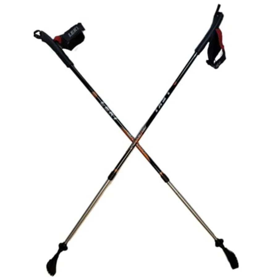 

Трекинговая палка Nordic Walking Spin черно-оранжевая 100-135 см