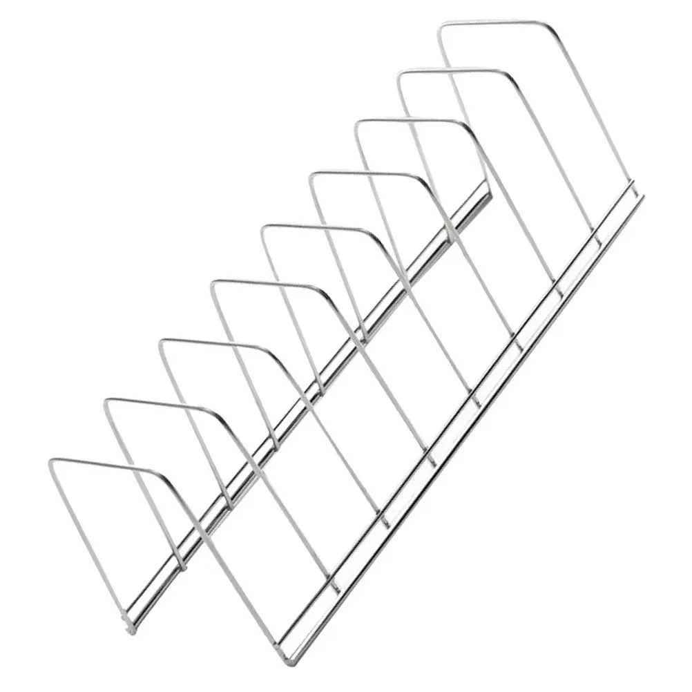 Stainless Steel Bowl 8-Tier Dish Drying Rack For Kitchen Counter Tableware Drain Stand Dish Storage Rack Kitchen Supply
