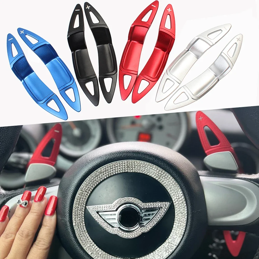 

For MINI MK2 Roadster Coupe Paceman Cooper S JCW R55 R56 R57 R58 R59 R60 R61 LCI Steering Wheel Aluminum Shift Paddle Extend