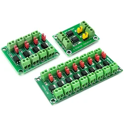 817 Optocoupler 2/4/8 way voltage isolation board Voltage control adapter module Driver Optical isolation module