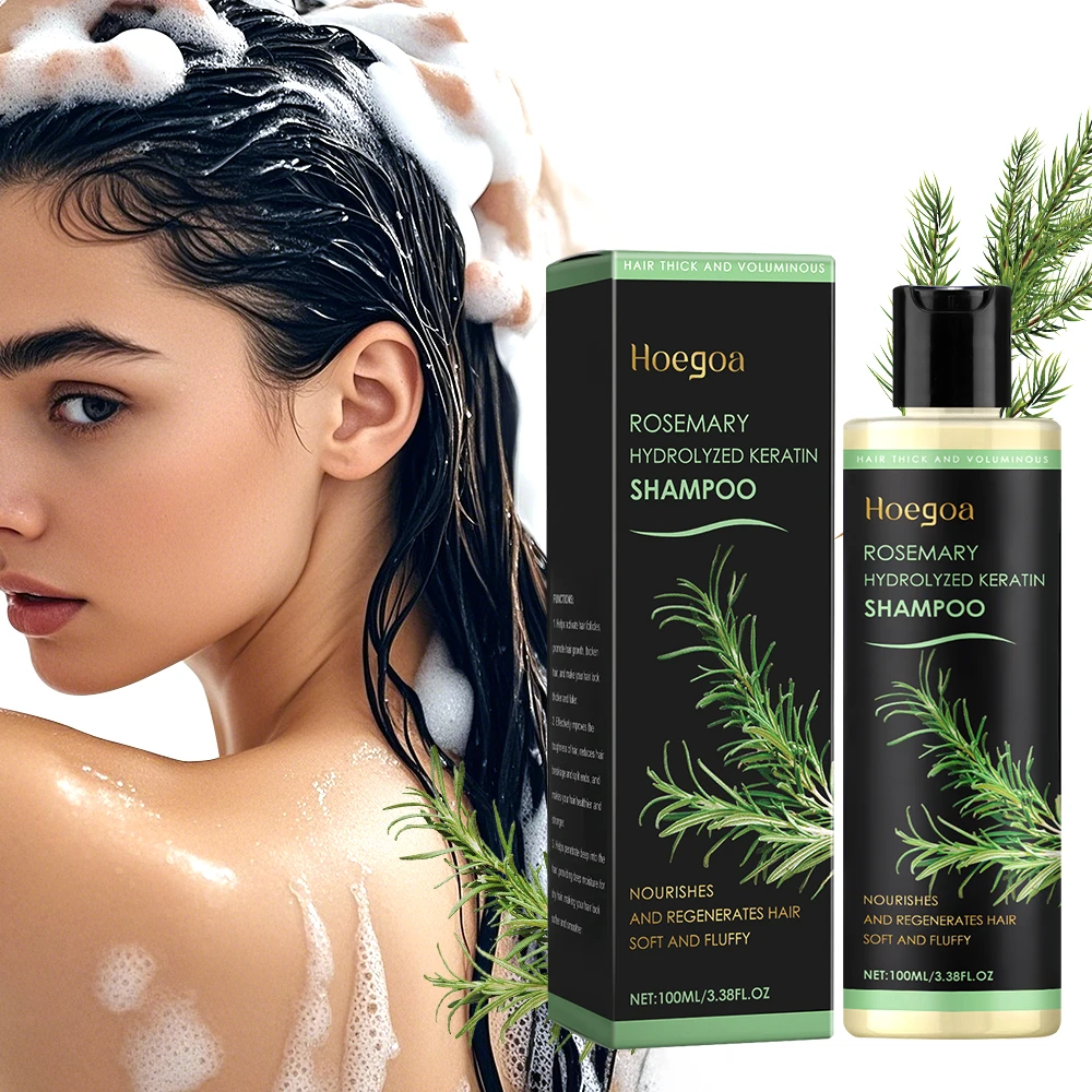 Rosemary Natural Shampoo Hair Thickness Loss Deep Nourishing Scalp Care Strengthen Repair Damaged Oil Control For Men Women