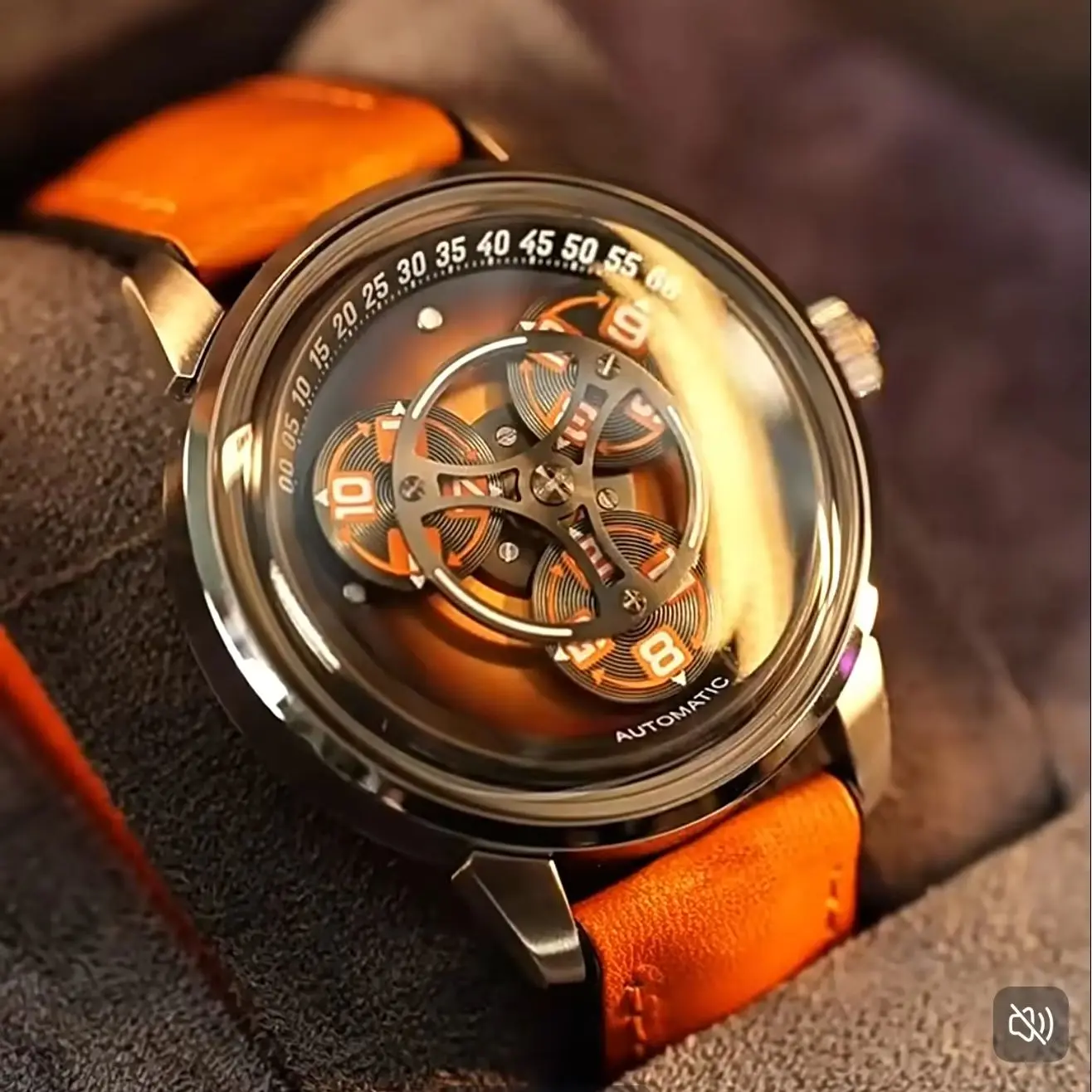 

HANBORO Men Automatic Watch Fashion 42mm Mechanical Wristwatch Luminous Sapphire 50M Waterproof Rotatable Starwheel Dials