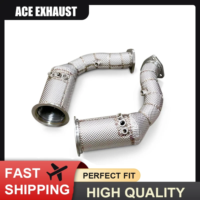 Leistungsstarker Katalysator-Downpipe für Porsche Cayenne Turbo GT 4.0T 2022-2026 Direktverkauf ab Werk Leistungssteigerung – Detail 4