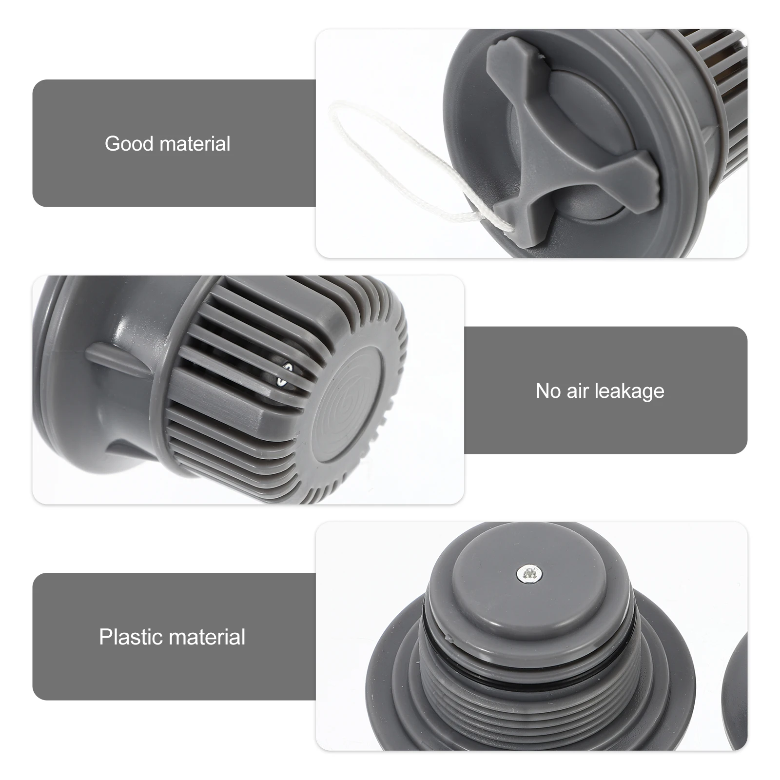 

Boat Valves Replacement For Inflatable Boat Kayak Air Gas Valves Double Seal Leak Proof Durable Plastic Marine Valve Cap