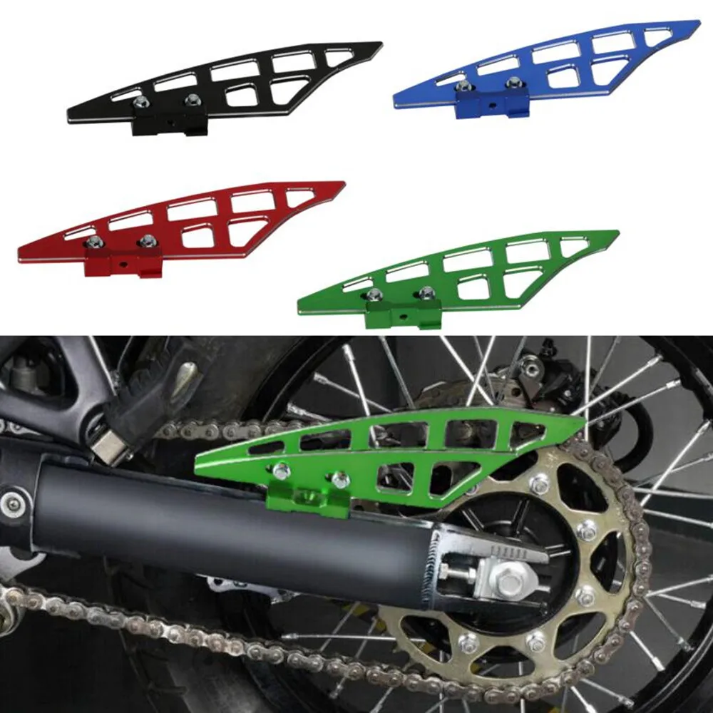 

Motorcycle Protector Pipe Guard Cover CNC Rear Chain Guard Cover Protector For Kawasaki KLR650 KLR 650 2008-2018
