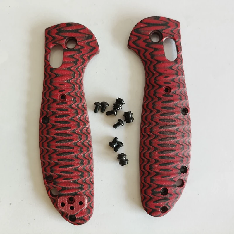 Custom G10 Made Knife Handle Patches Scales For Genuine Benchmade Mini Griptilian 555 556 557 Knives DIY Make Accessories Part