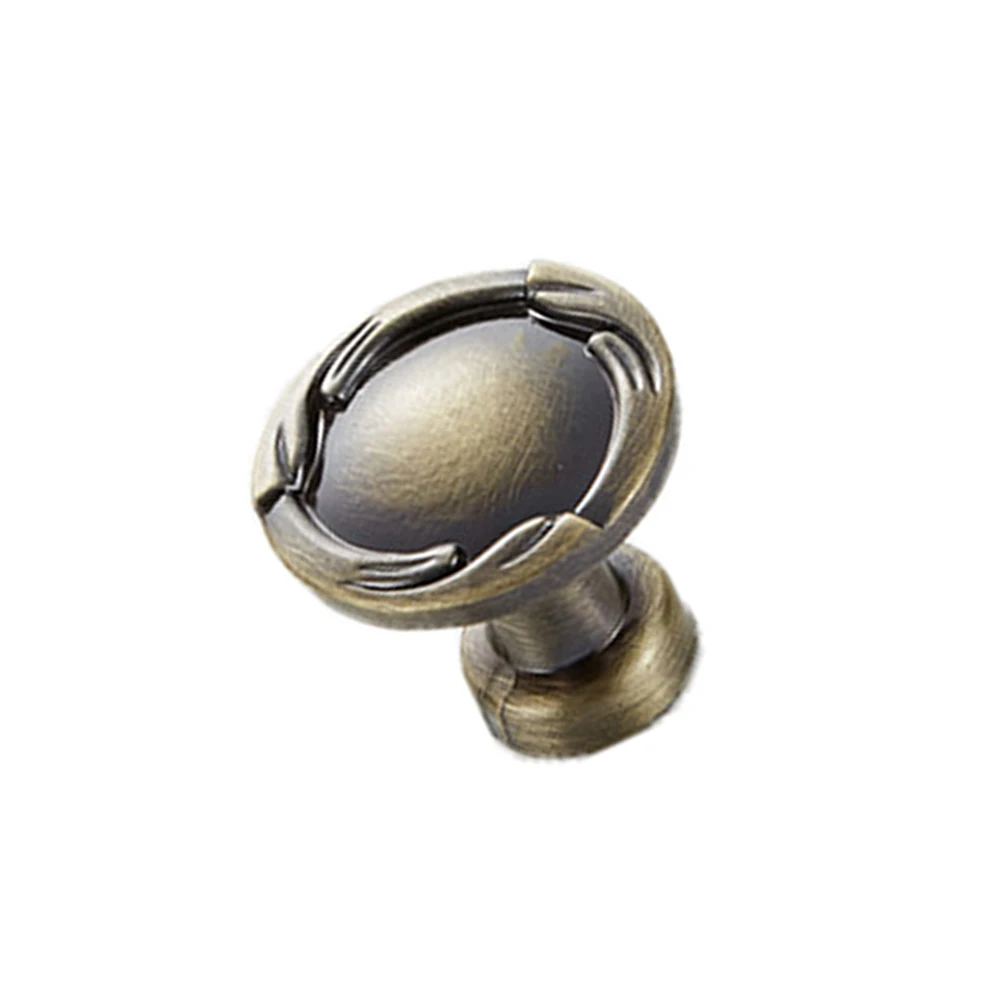 

4Pcs Round Delicate Vintage Style Cabinet Handle Durable Furniture Door Pull Bar Drawer Wardrobe Grip Drawer Handle Metal