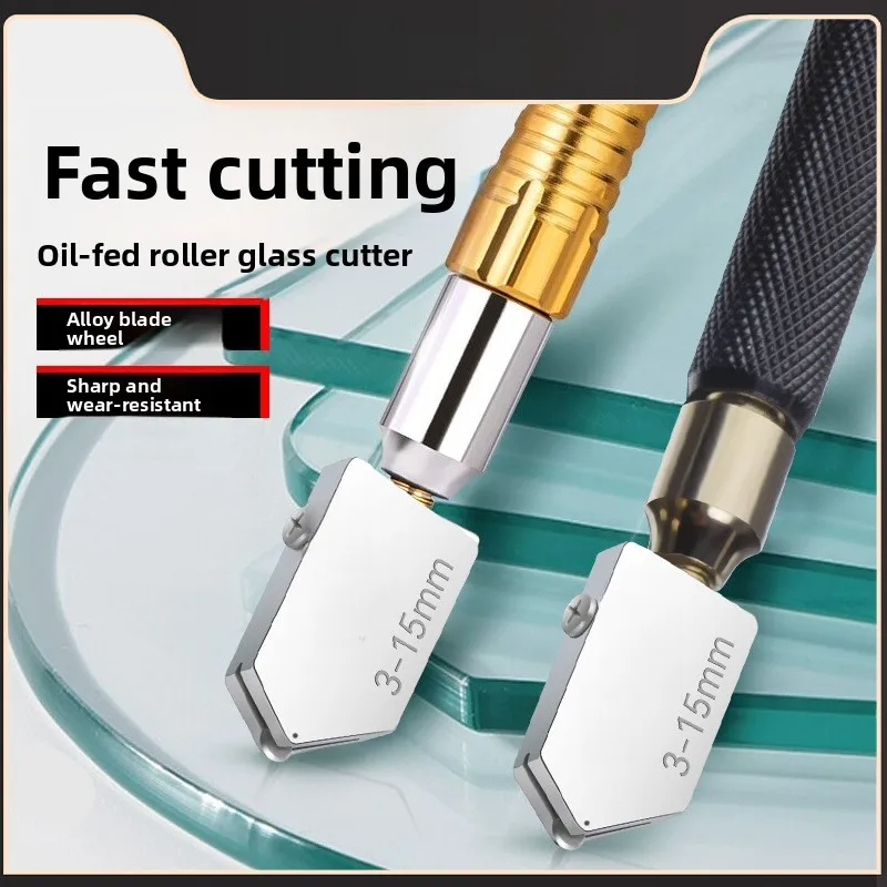 Glass Cutter Thick Glass, Multi‑Functional Cutting Tile & Circle Scoring Household Hardware Fitting