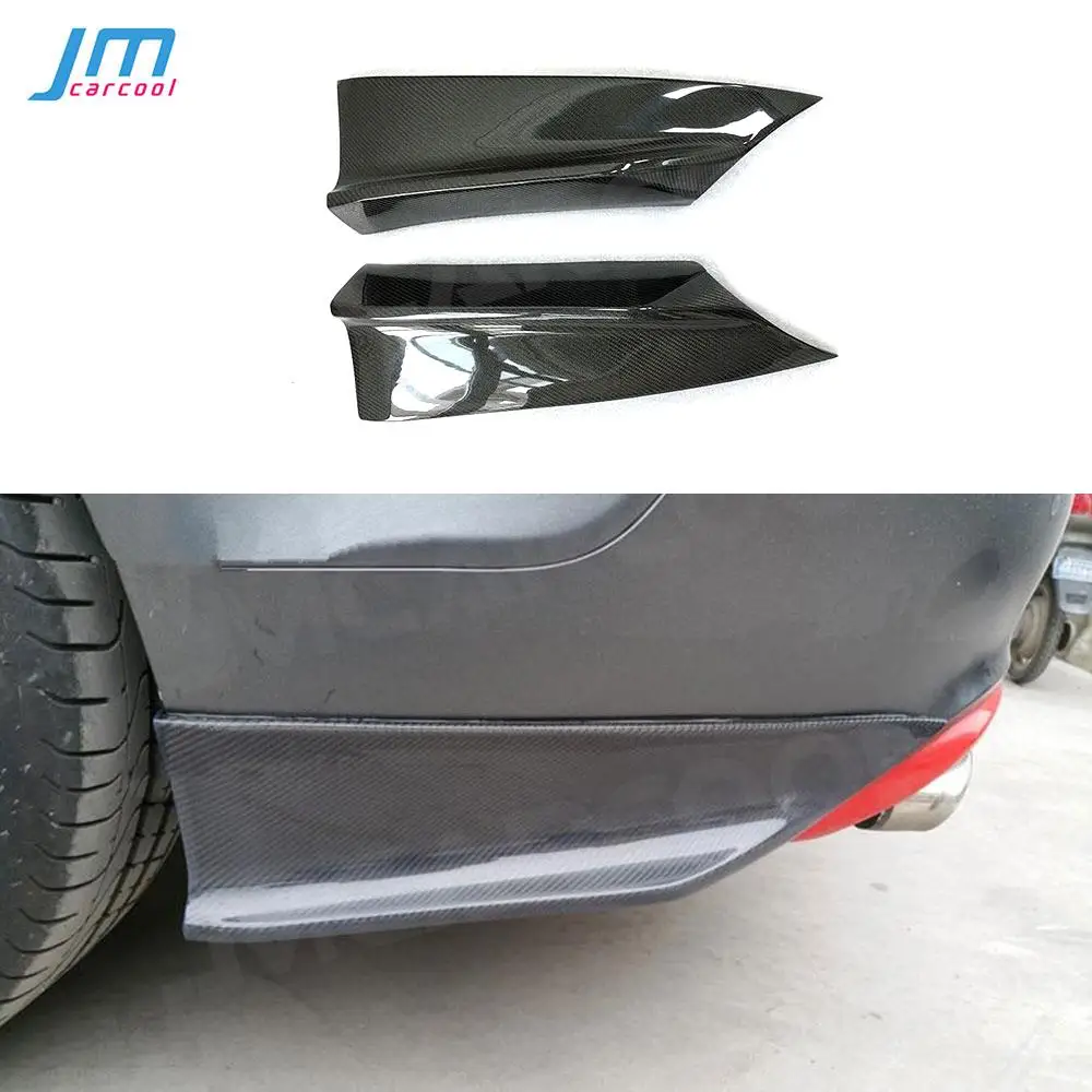 

Carbon Fiber Car Rear Lip Splitters Trim Cover Aprons Spoiler for Audi A7 S7 RS7 2013-2016 FRP Bumper Side Guard Car Styling