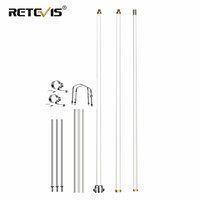 Retevis MA05 Ham Radio Accessories High Gain Glass Steel Omni-Directional Antenna VHF UHF Base Station Repeater Antenna for RT97