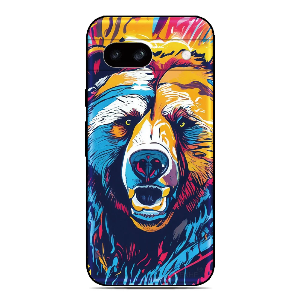 Gedruckt Bär Zurück Abdeckung Für Xiaomi 14T Redmi Hinweis 14 13 12 11 Pro Plus 15 15C 5G 13C 10C 12C 4G 10A A5 K60 Weiche Telefon Fall