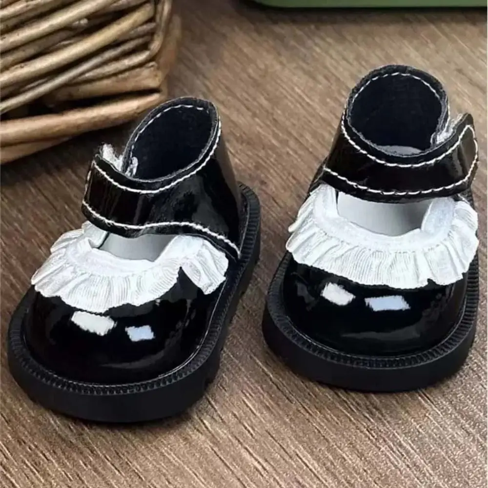 PU-leer PU-leer Strik Poppenschoenen Poppenschoenen DIY Handgemaakte leren schoenen Poppen 1 paar 5,5 cm Poppenschoenen Laarzen Lichaamspoppen