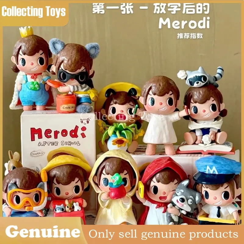 

Genuine Pop Mart Merodi After School Series Blind Box Figure Mischief Girl Plush Doll Collectible Gift For Anime Fan And Kid Toy