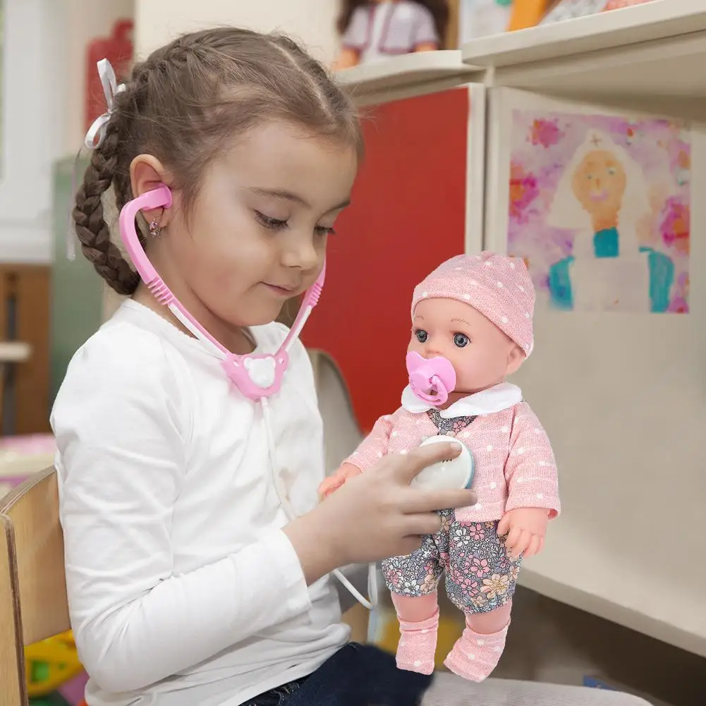 12 Zoll lebensechte Puppe spielen Haus Mode leere wieder geborene Puppen mit Schnuller Geschenke