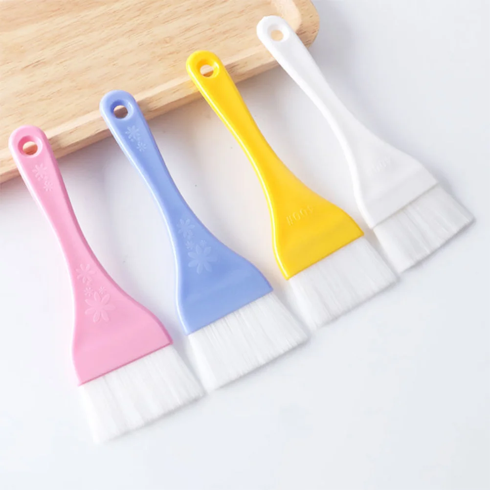 4 قطع من فرشاة قناع الوجه المحمولة للعناية بالبشرة، فرشاة سهلة للوجه، أداة توزيع قناع الوجه للعناية بالبشرة للتنظيف #5