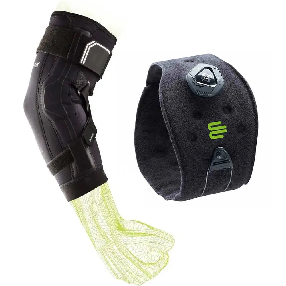 Bionic Elbow Brace Strap Maximum Hinged Support Hyperextension, Football, Lacrosse, Rugby, Basketball Adjustable BOA Golfer's