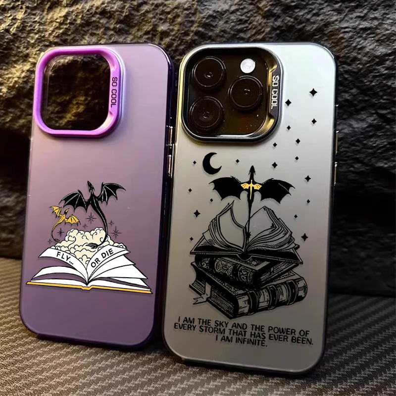 Cool Dragon Wings Phone Case for Samsung Galaxy S26 S25 S24 S23 S22 S21 S20 Note20 FE Ultra Edge Plus 4G5G Anti Fall Matte Cover