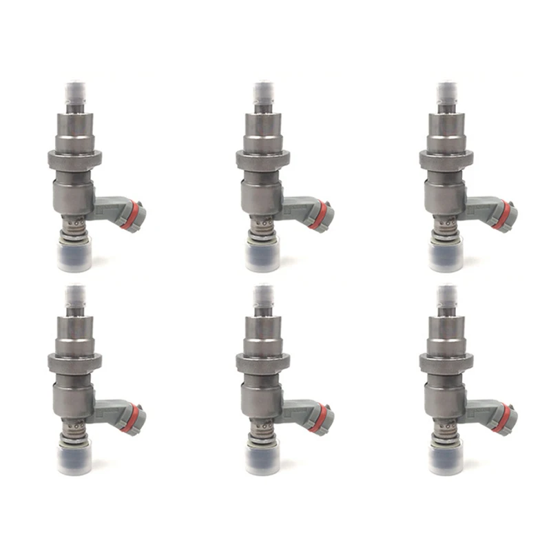 6Pcs Fuel Injector Nozzle 23250-46131 23209-46131 Fit For Toyota JZX110 1JE-FSE 1JZ-FSE V6 2320946131 2325046131 AMEXIAOXU