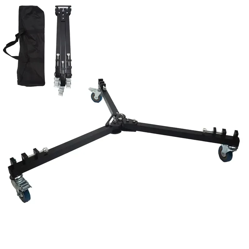 Photography Heavy Tripod Dolly Adjustable Leg Mounts Compatible with Most Tripods Perfect for Cameras Camcorder