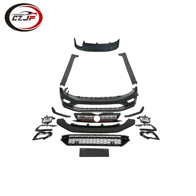 

CZJF Front Rear Bumper Grille for Jetta A6 MK6 2015 2016 2017 2018 2019 Upgrade to Jetta GLI 2015 Facelift Body Kits