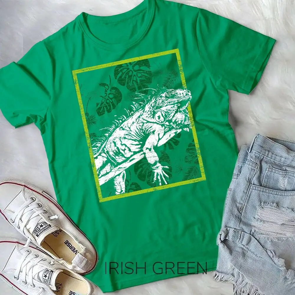 Iguana - Iguana and Plant Unisex T-shirt