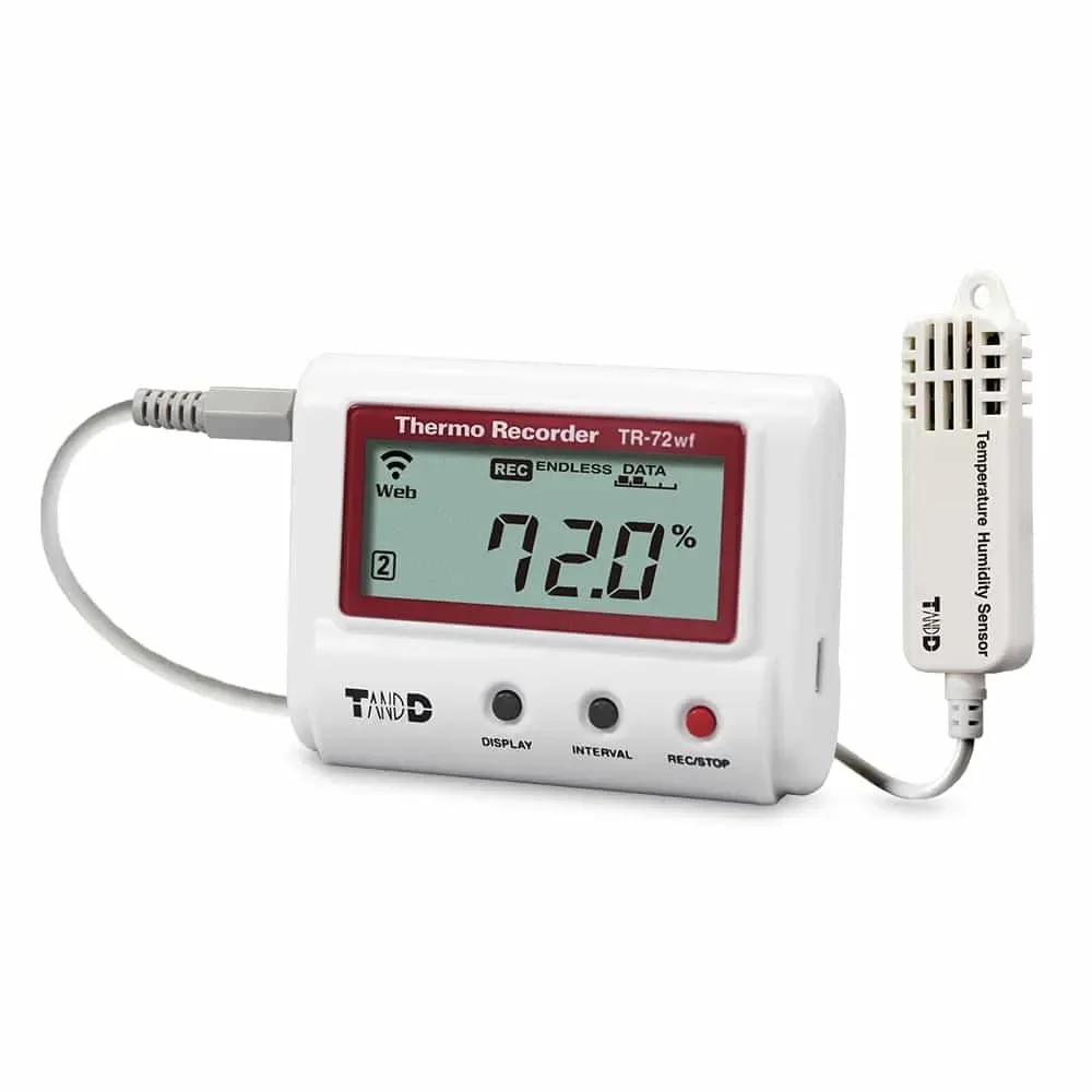 

TECPEL TR-72nw-S Wired Lan Humidity and Temperature Data Logger