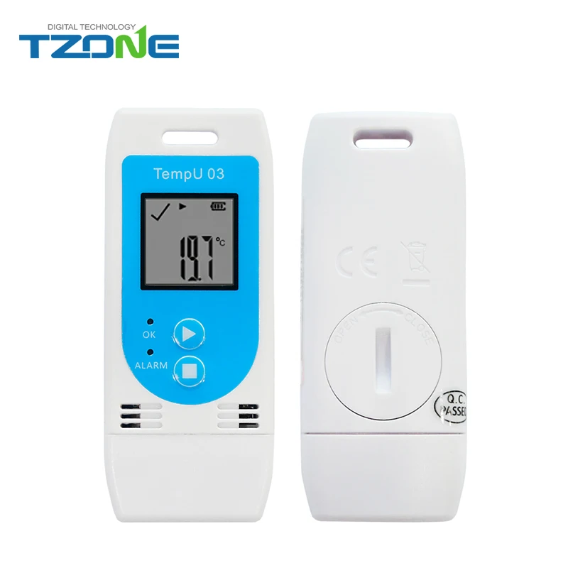 

New Arrival PDF And CSV Report Replaceable Refrigerator Humidity And Temperature Data Logger For Medicine And Pharmacy