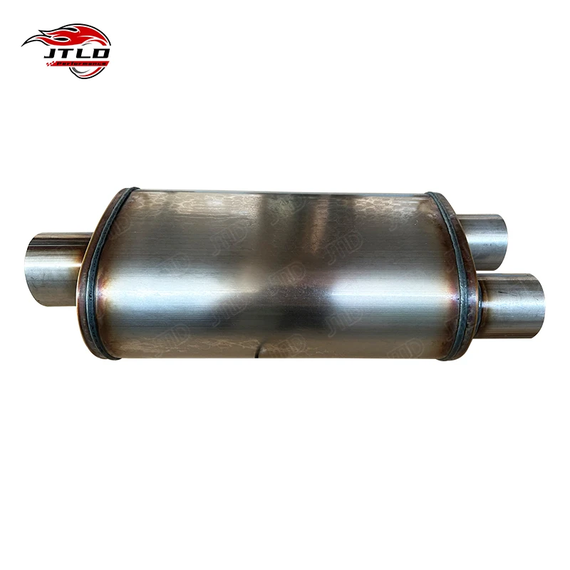 

Высокоэффективный глушитель JT-12198, одинарный вход, двойной выход, материал 409