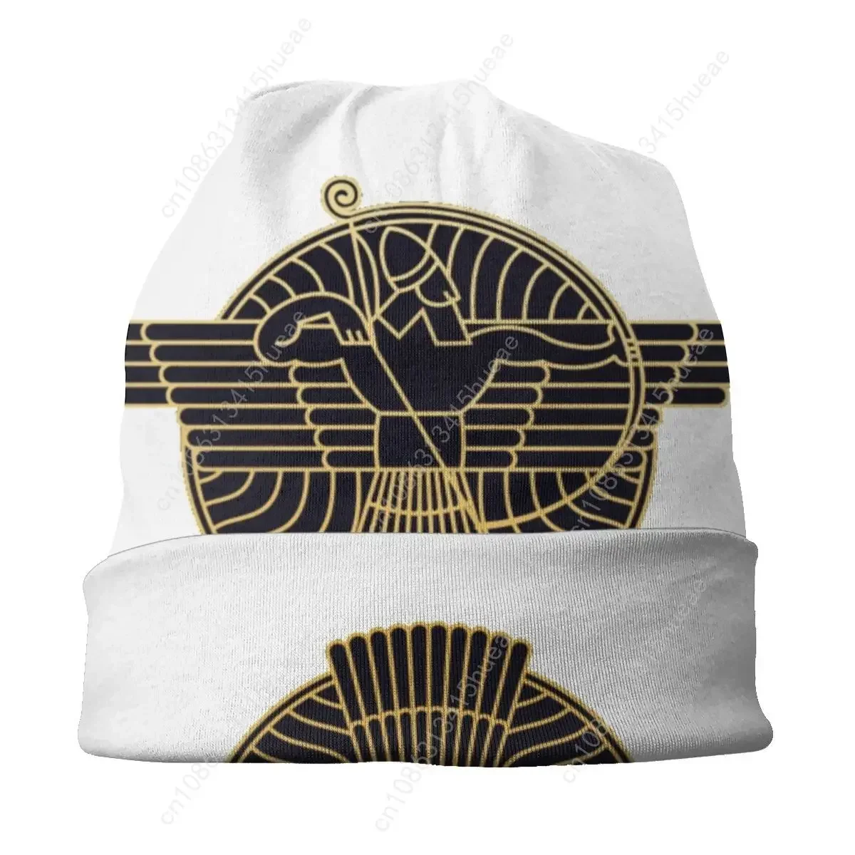 للجنسين بونيه شتاء دافئ محبوك قبعة الملك الآشوري كول بيني قبعات الكبار أرام سوريويو العلم قبعات صغيرة قبعة تزلج في الهواء الطلق #3