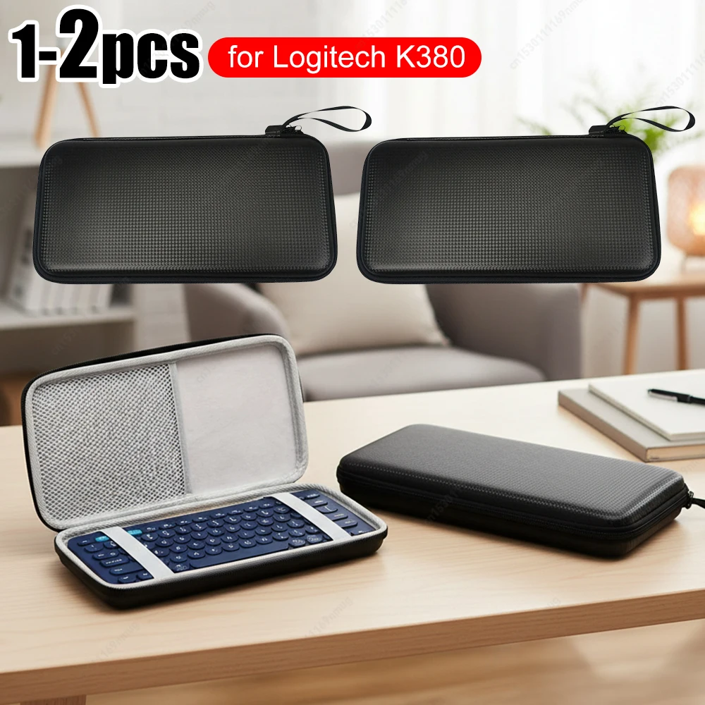 

Waterproof Keyboard Bag with Hand Rope Hard EVA Keyboard Storage Bag Shock Proof Keyboard Carrying Case for Apple Magic Keyboard