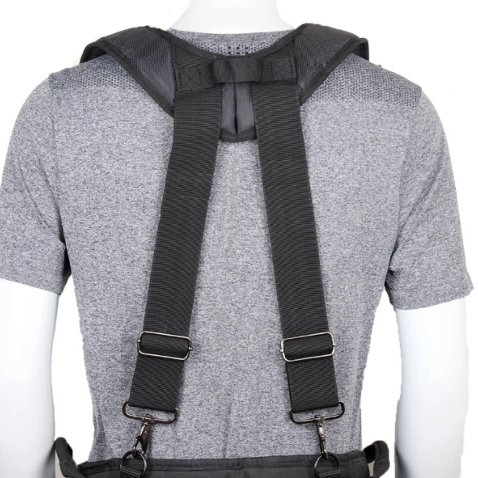 Tool Harness with Side Tool Pockets Padded X-Shaped Work Harness Adjustable for Tradespeople, Job Sites, Workshop Tasks