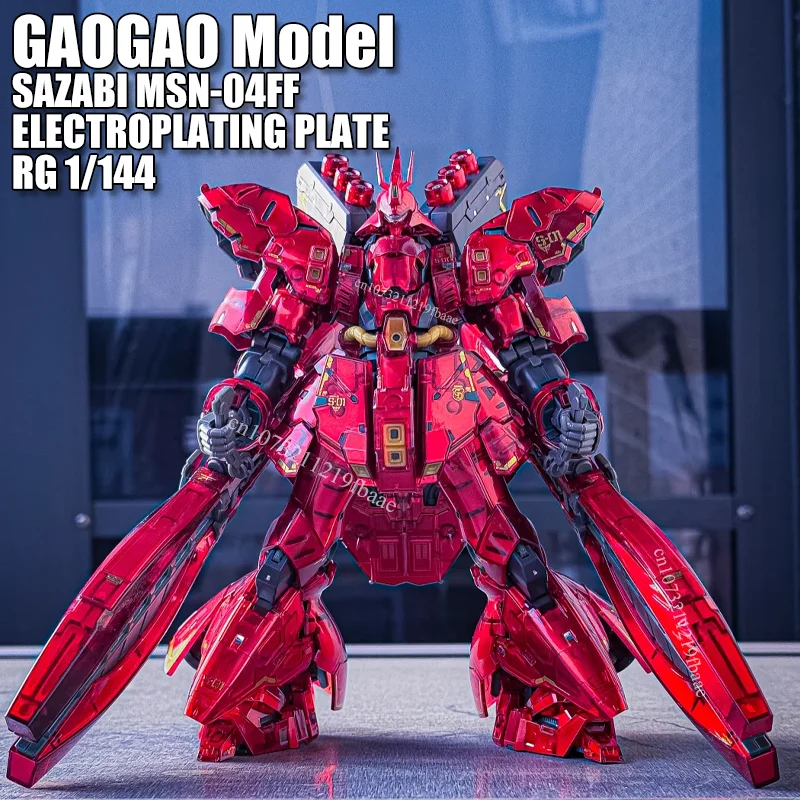 

В наличии Модель GAOGAO SAZABI MSN-04FF RG 1/144 ЭЛЕКТРОПЛЮЧЕСКАЯ ПЛАСТИНА Игрушки Сборка Модель Комплект Фигурки Робот Пластиковый Подарок