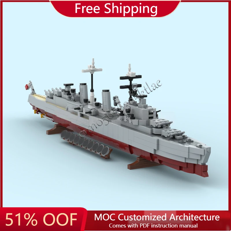 

1066 шт., модель военной корабля, серия, строительный комплект, строительные блоки, подарок, креативный кирпич, детские развивающие игрушки «сделай сам», подарок на день рождения