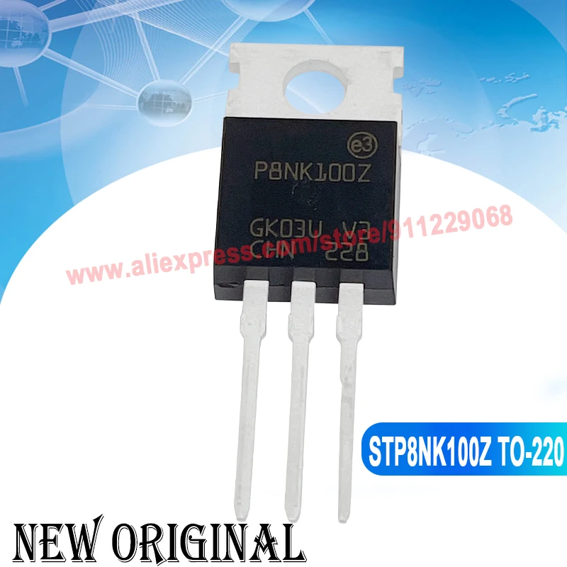 (5 Pieces) STP5NK100Z P5NK100Z / STP25NM50N P25NM50N 500V 25A / STP8NK100Z P8NK100Z 1000V 6.5A / 24N60M2 STP24N60M2 650V TO-220