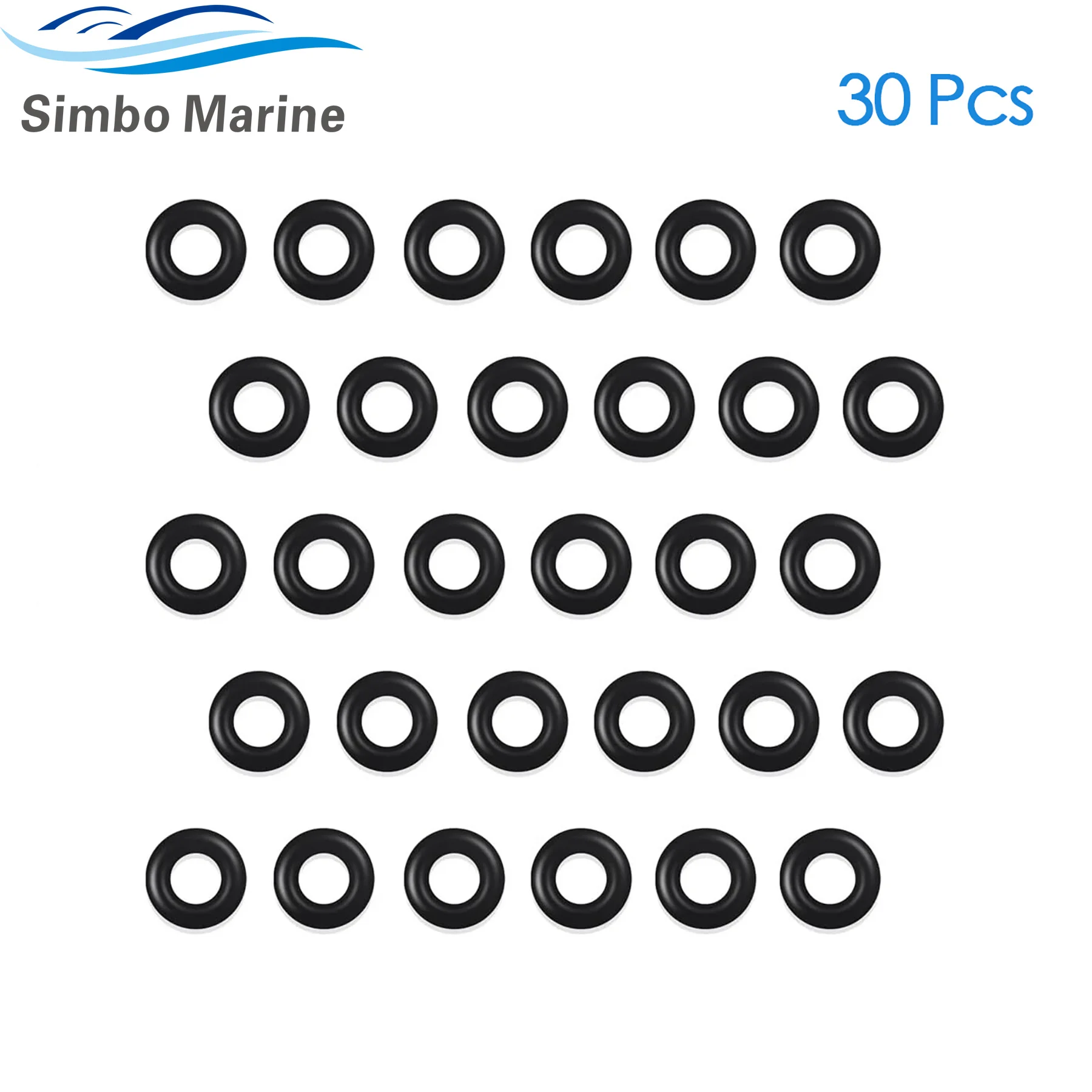 

0335362 30 Sets Outboard O-Ring Seal Compatible with Johnson Evinrude V4 V6 1991-2006 90 To 175 HP Marine Motor Parts 335362