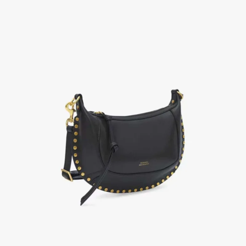 กระเป๋าหนังสะพายข้างทรงครึ่งวงกลมสไตล์วินเทจสุดฮิต ดีไซน์คลาสสิก  สามารถปรับแต่งได้และทันสมัย