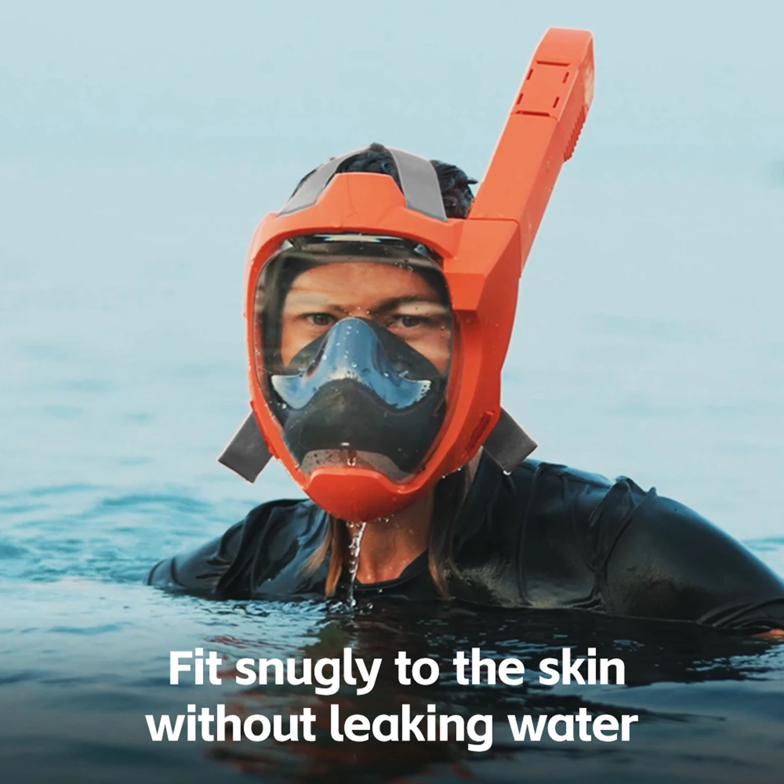 

Be suitable for Mask Full Face with Full Dry Breathing System Snorkeling Gear 180° Panoramic