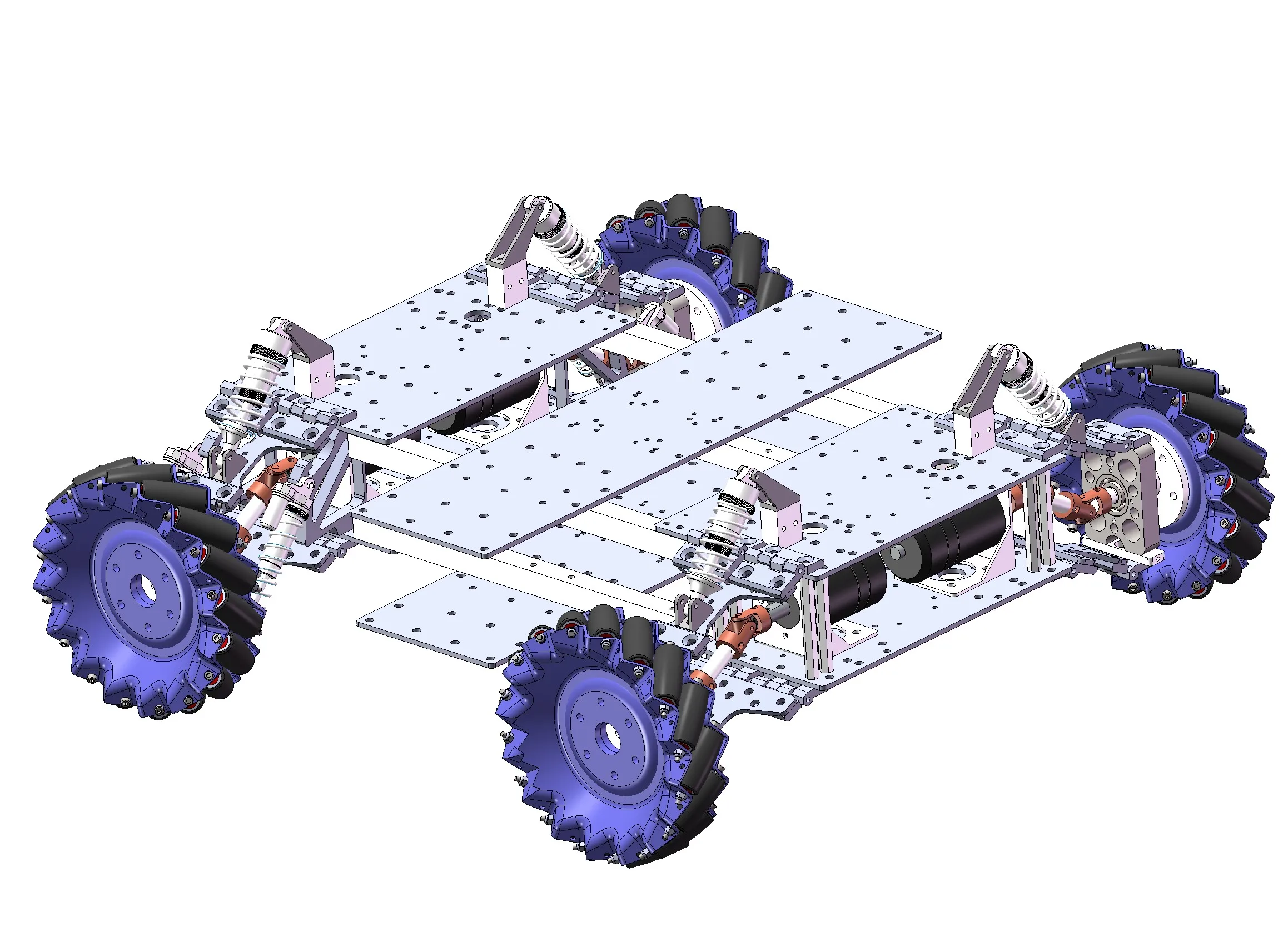 chassis, independently suspended 4-wheel wheel, kit