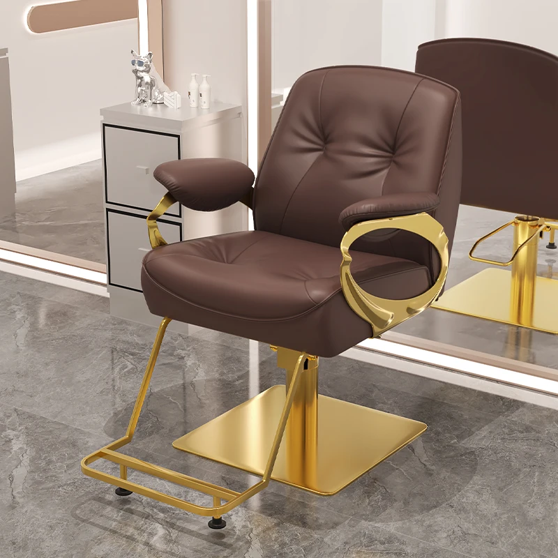 

Barbershop Hairdressing Barber Chairs Modern Professional Luxury Lift Barber Chairs Comfort Swivel Salon Furniture Sandalye FYBC