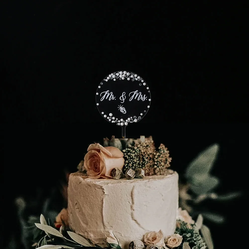 Mr and Mrs Tortenaufsatz, Braut- und Bräutigam-Schild, Hochzeit, Verlobung, Tortenaufsätze, Dekorationen – Detail 6