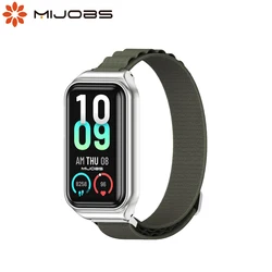 Nylon Loop Pulseira para Amazfit Band, Cinto De Pulso, Smart Watch Acessórios, Banda 7