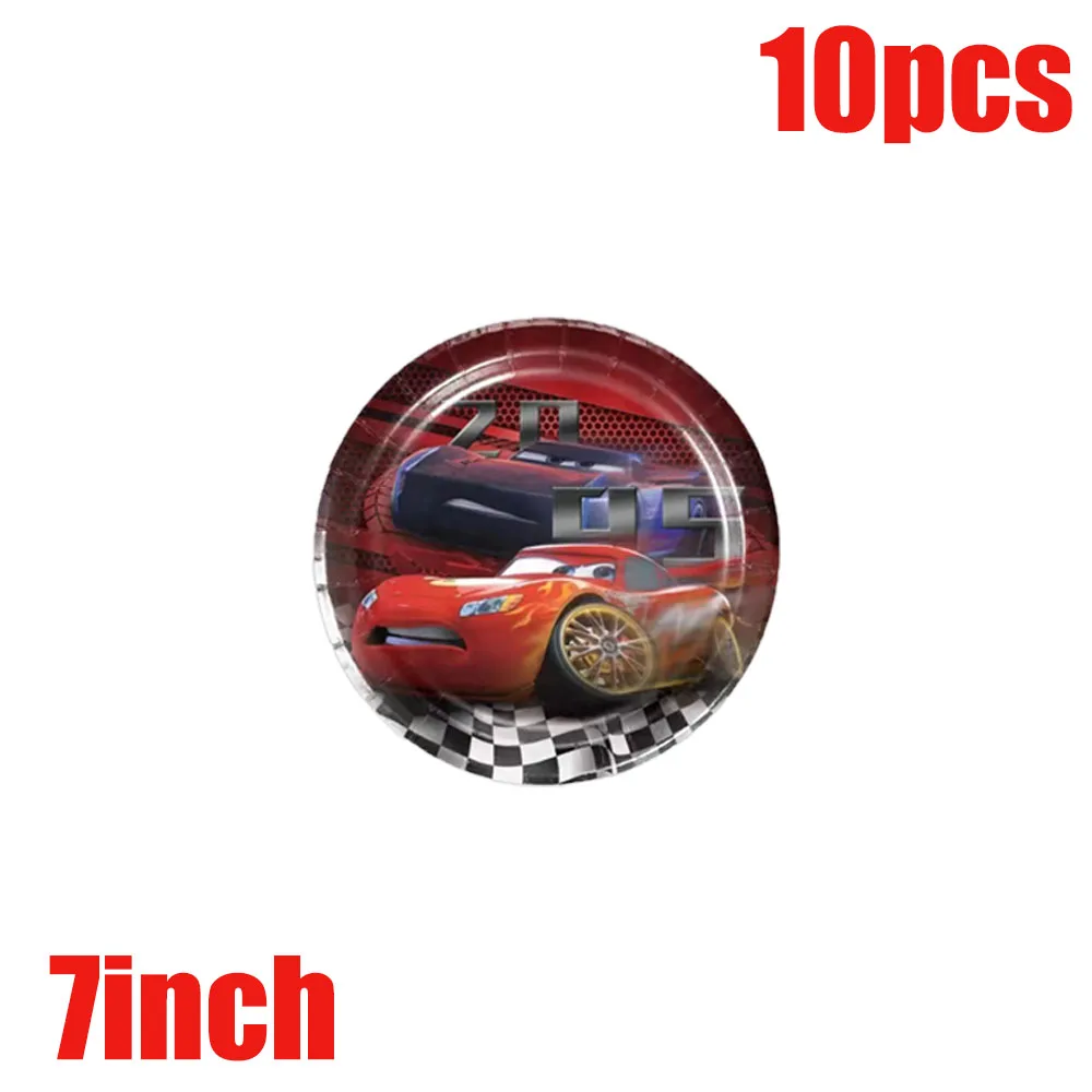 لوازم حفلات السيارات الجديدة من Lightning McQueen أدوات مائدة للاستعمال مرة واحدة لبدء موسم المدرسة هدايا الحفلات لديكور حفلات أعياد الميلاد للأطفال